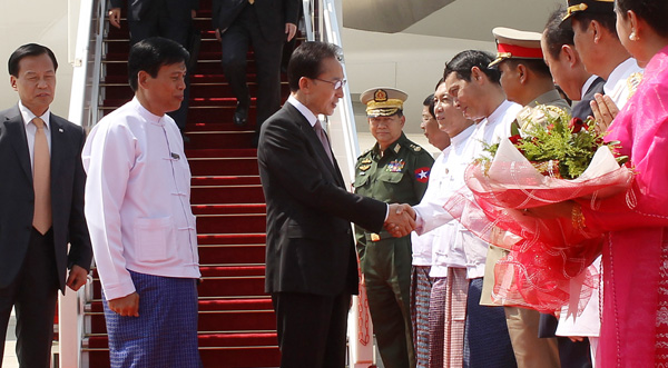 La visite d’un président sud-coréen au Myanmar depuis près de 30 ans